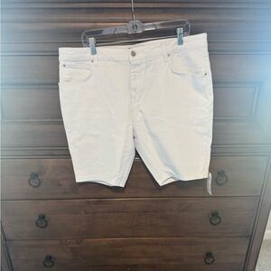 Women's White Denim Shorts